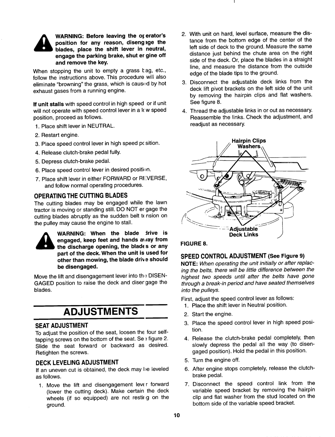 Yard Machines 400 manual 