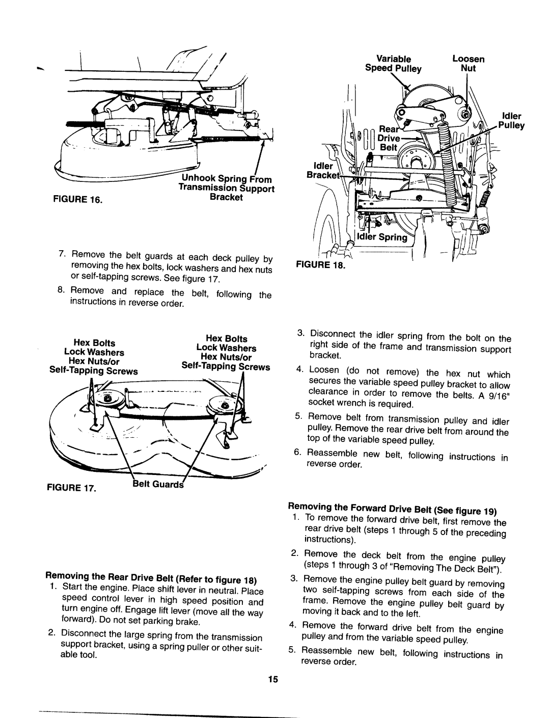 Yard Machines 400 manual 