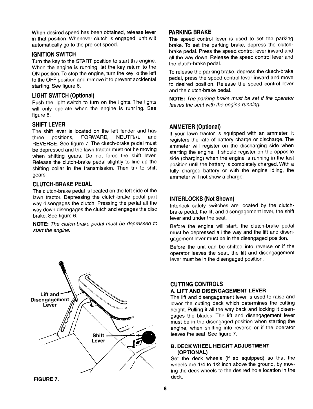 Yard Machines 400 manual 