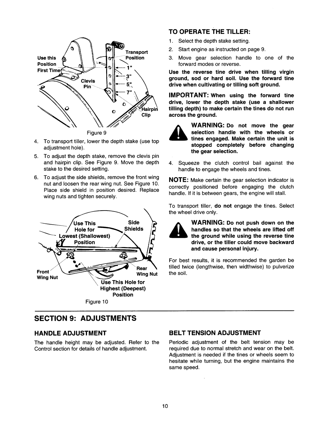 Yard Machines 450 manual 