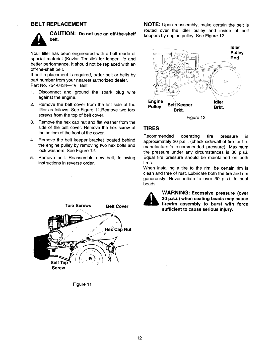 Yard Machines 450 manual 