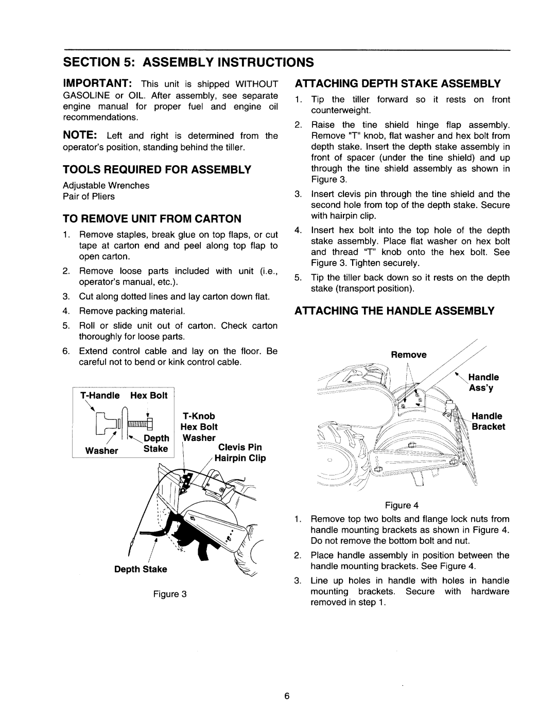 Yard Machines 450 manual 