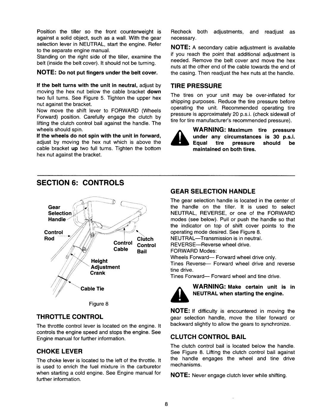 Yard Machines 450 manual 