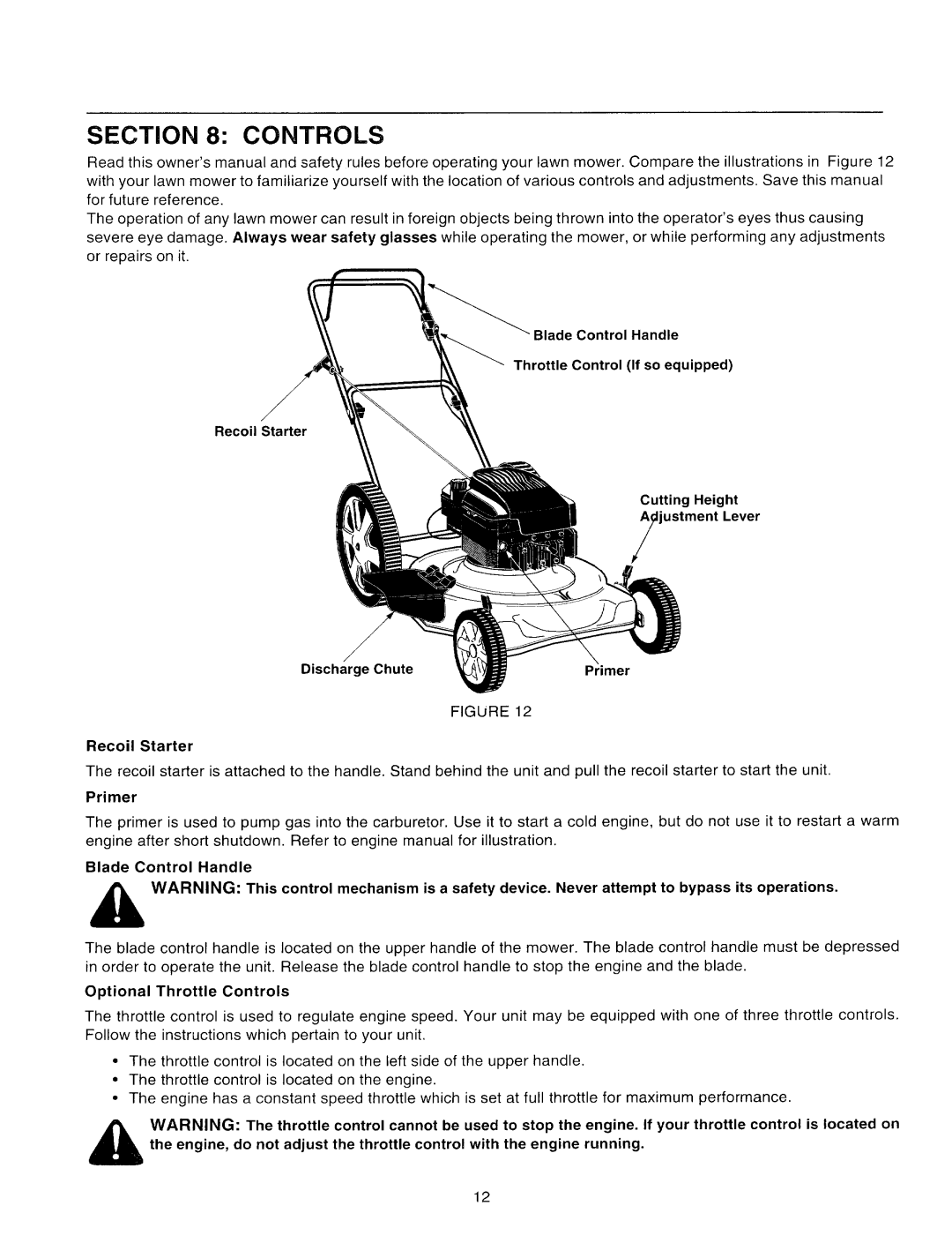 Yard Machines 500 Thru 509 manual 