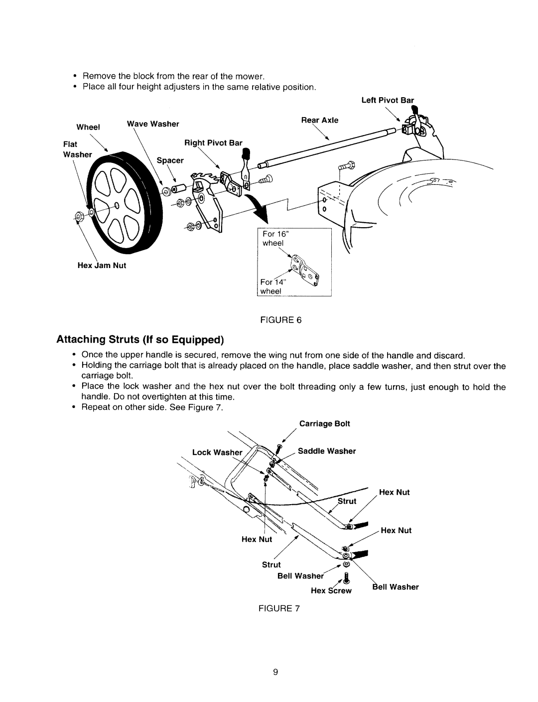 Yard Machines 500 Thru 509 manual 