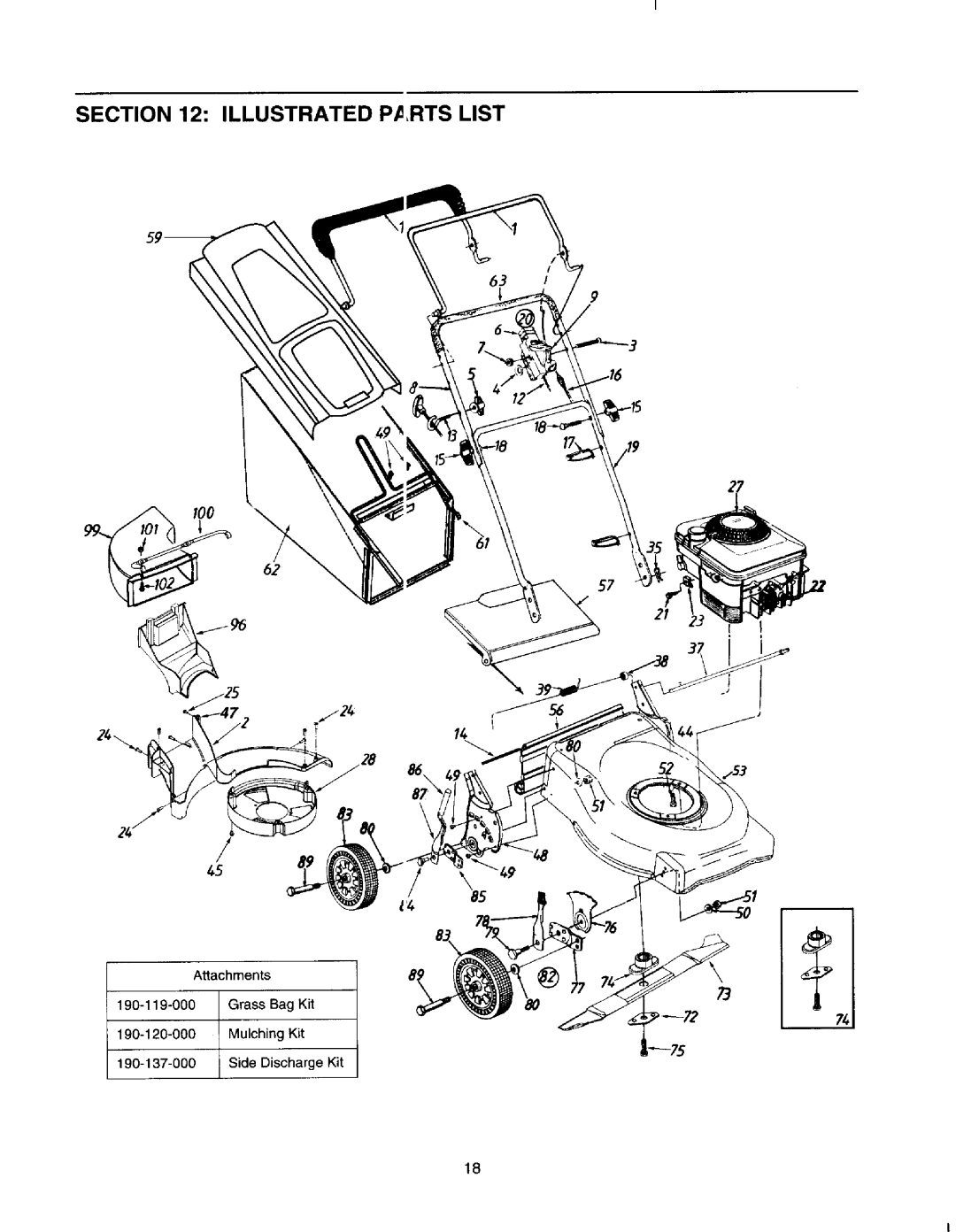 Yard Machines 510-519, 310-329 manual 