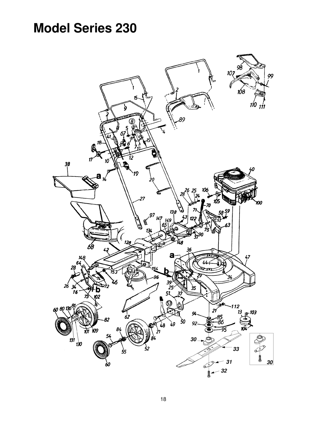 Yard Machines 520, 330, 230 manual Model Series 