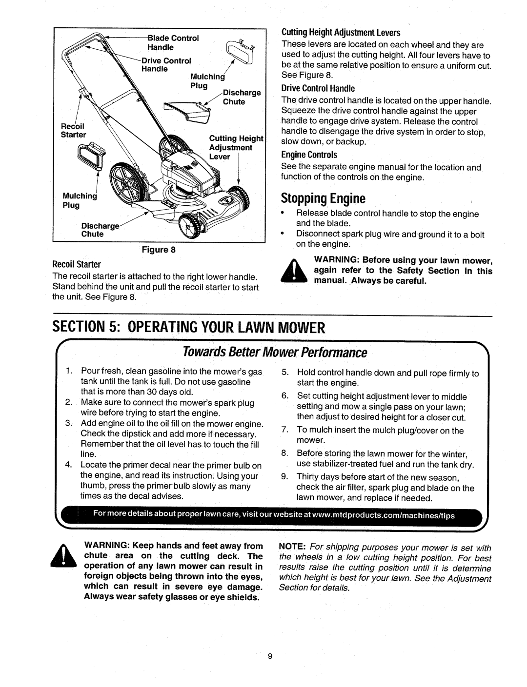 Yard Machines 530 manual 