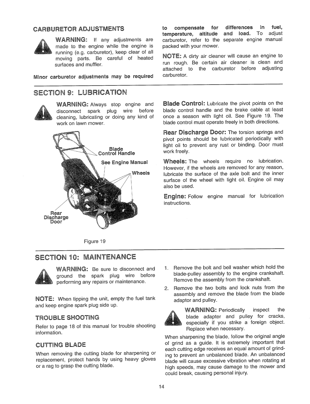 Yard Machines 560 manual 