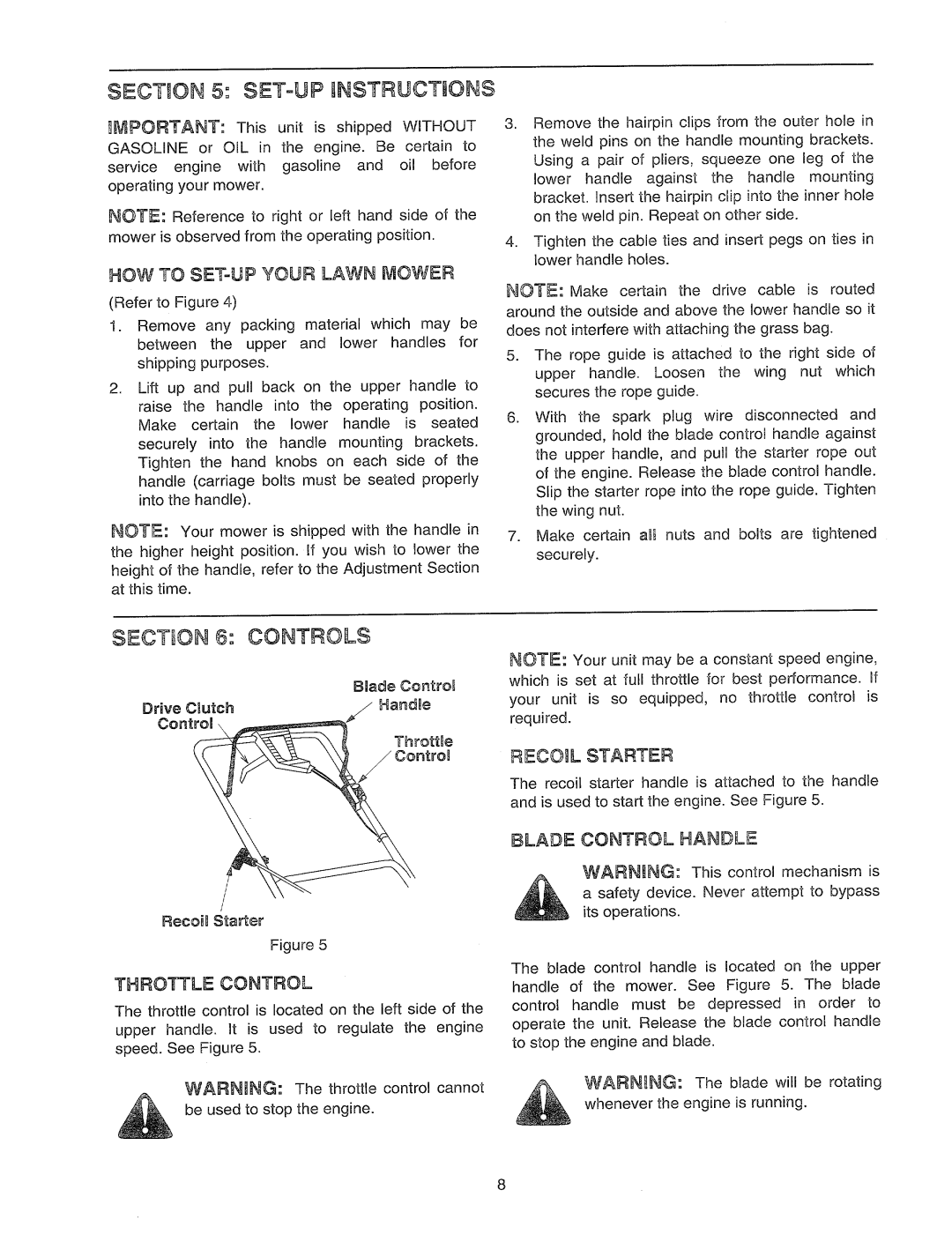 Yard Machines 560 manual 