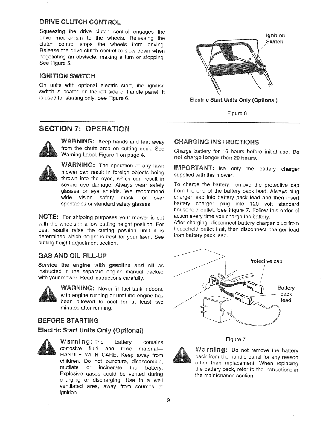 Yard Machines 560 manual 