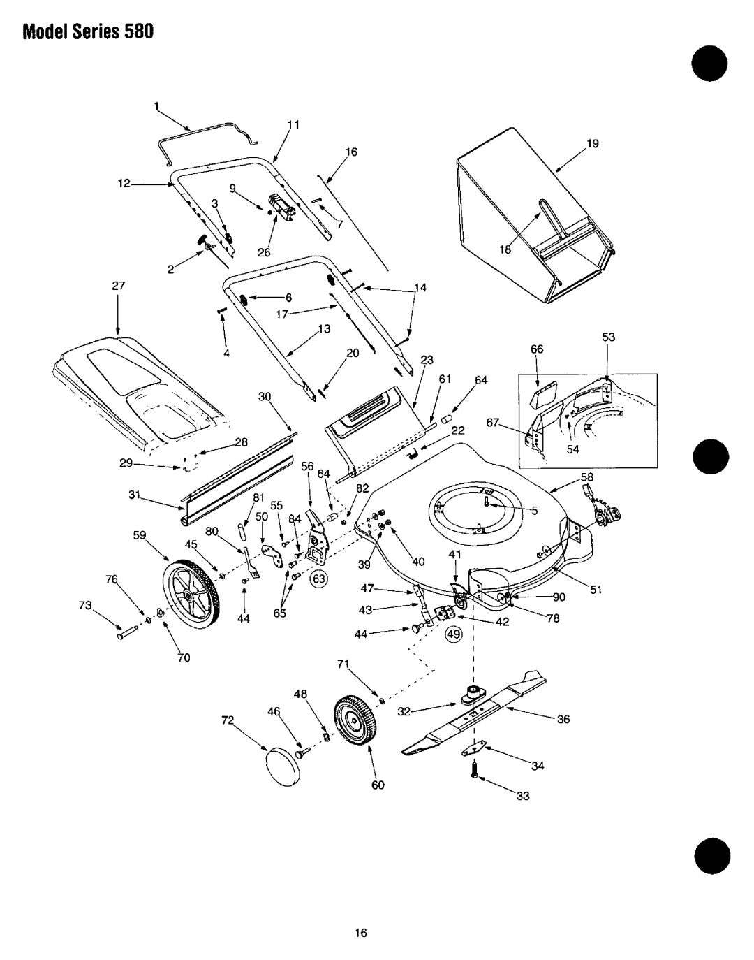 Yard Machines 580 manual 