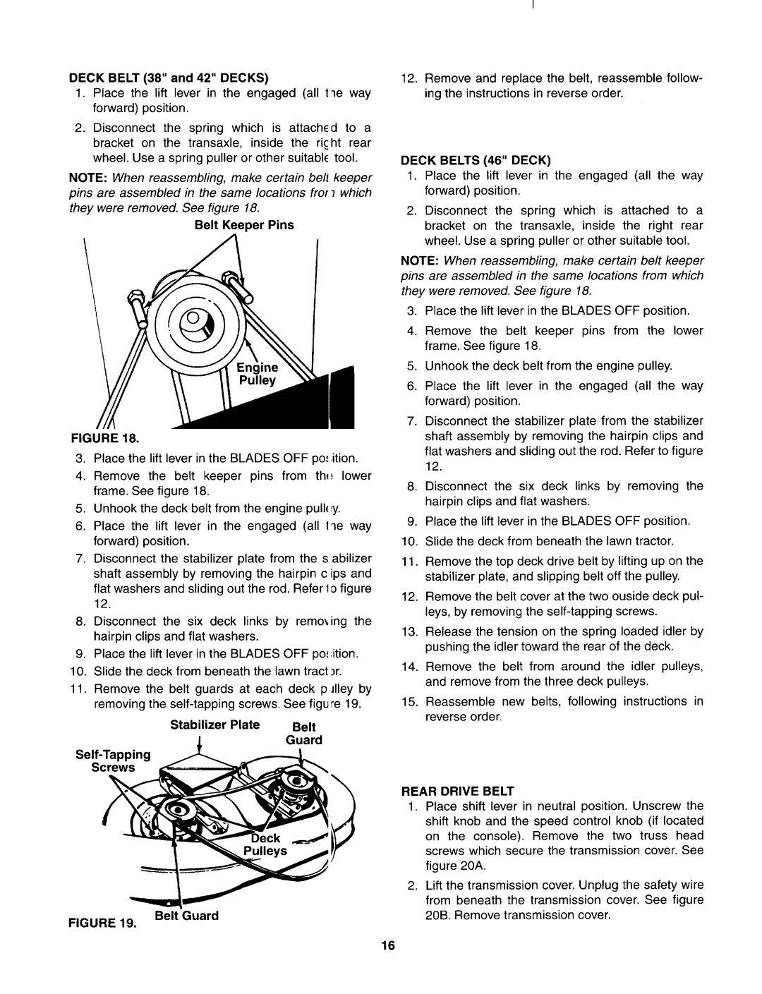 Yard Machines 660 Thru 679 manual 