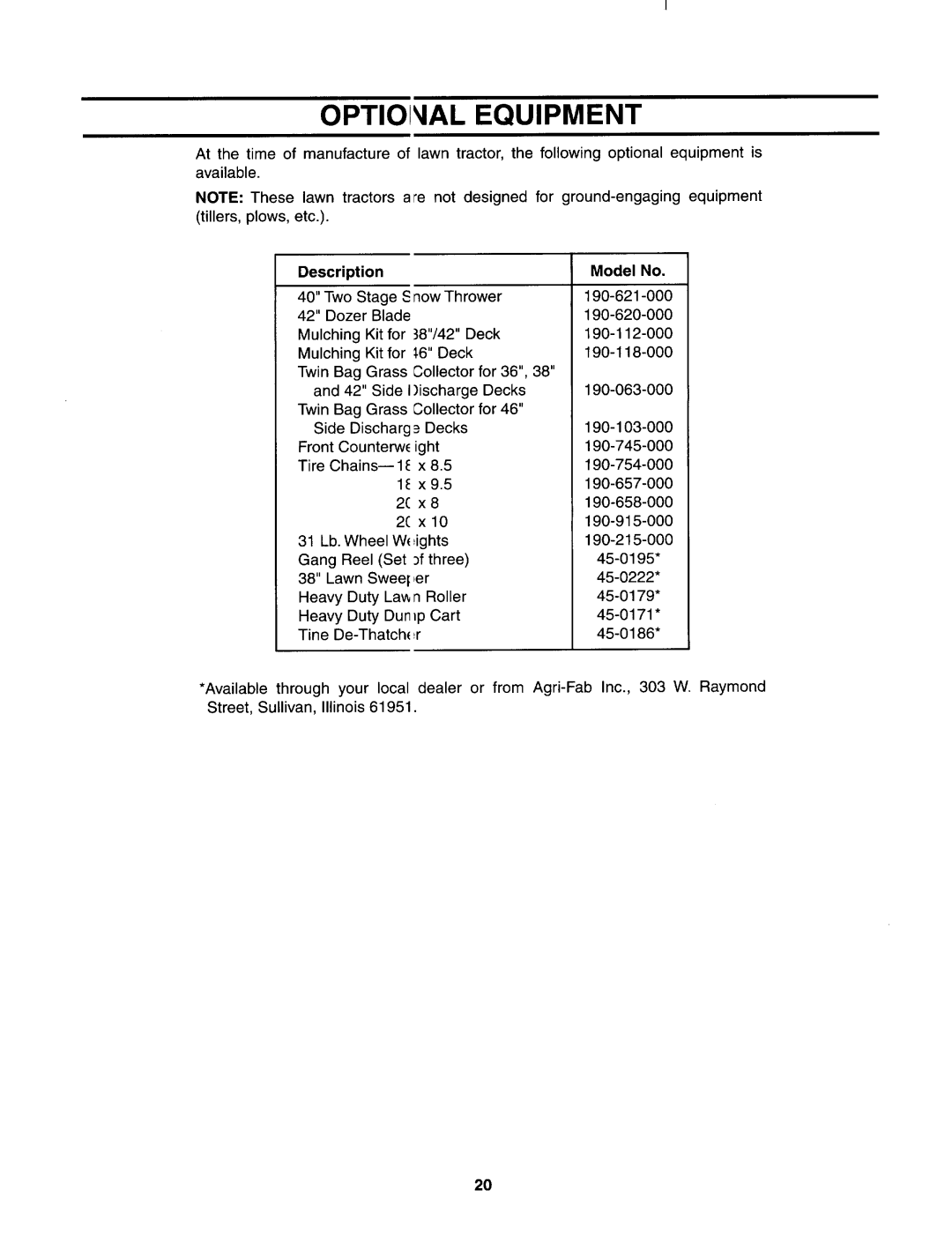 Yard Machines 660 Thru 679 manual 