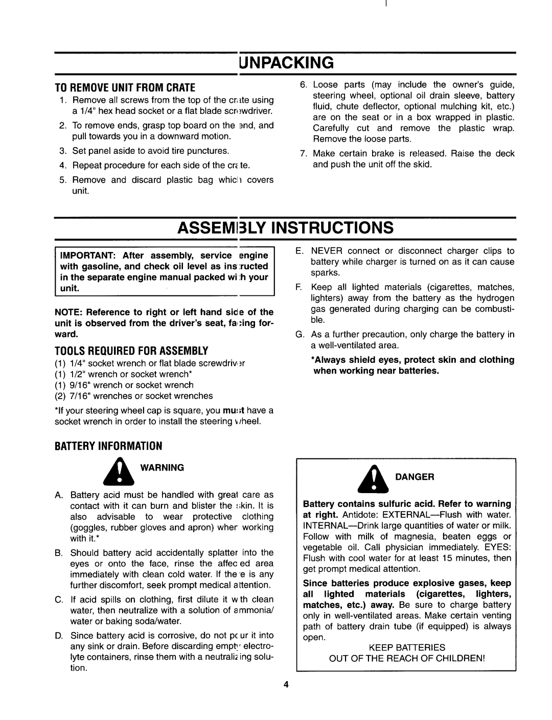 Yard Machines 660 Thru 679 manual 