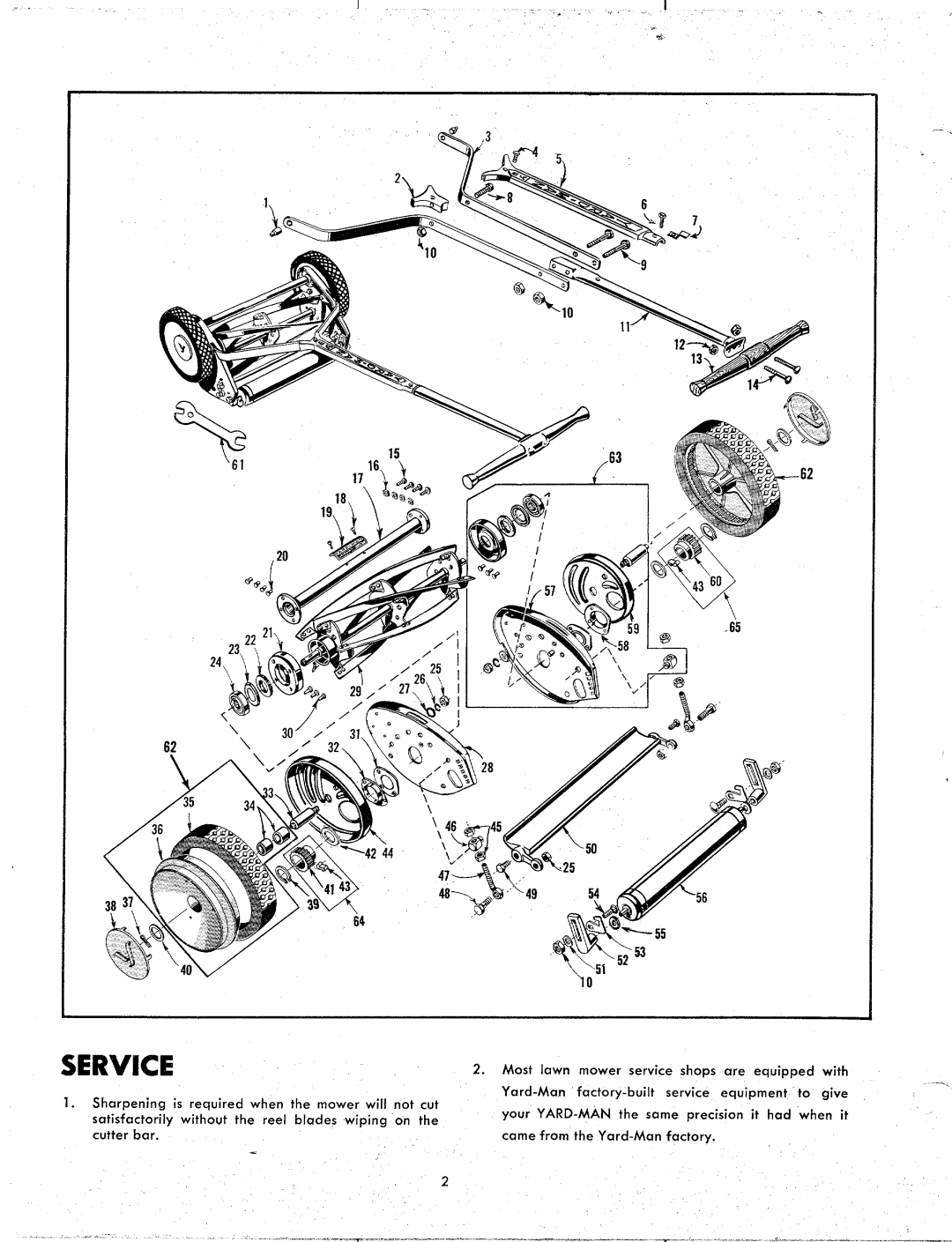 Yard-Man 0611-213 manual 