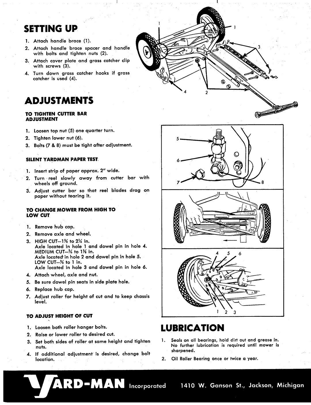 Yard-Man 0611-213 manual 