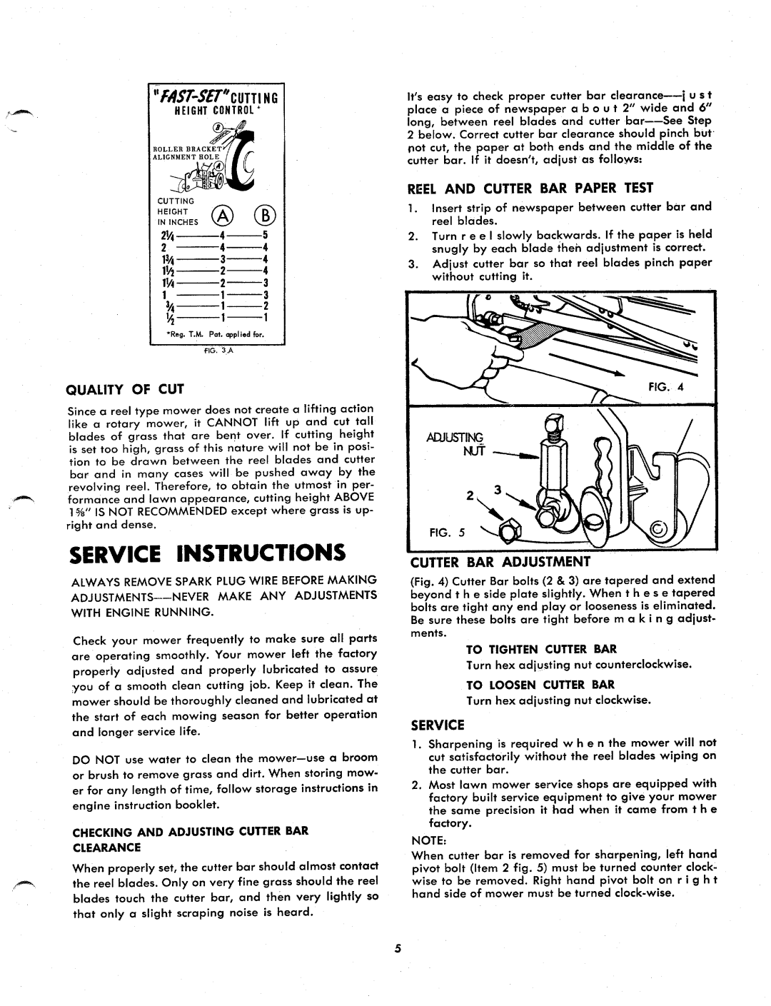 Yard-Man 1040-5 manual 