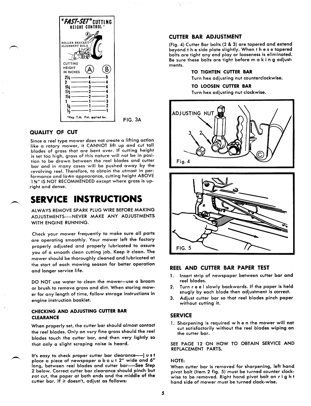 Yard-Man 1040-7 manual 