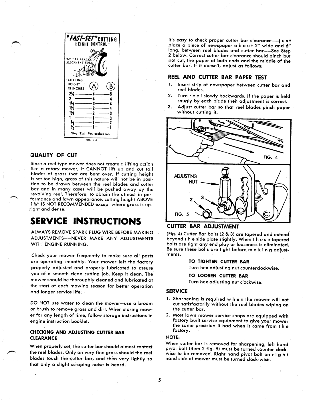 Yard-Man 1050-5 manual 