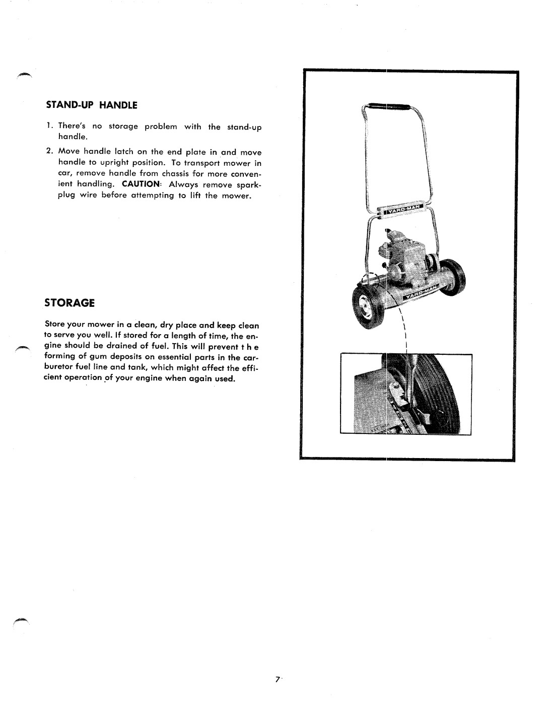 Yard-Man 1050-6 manual 