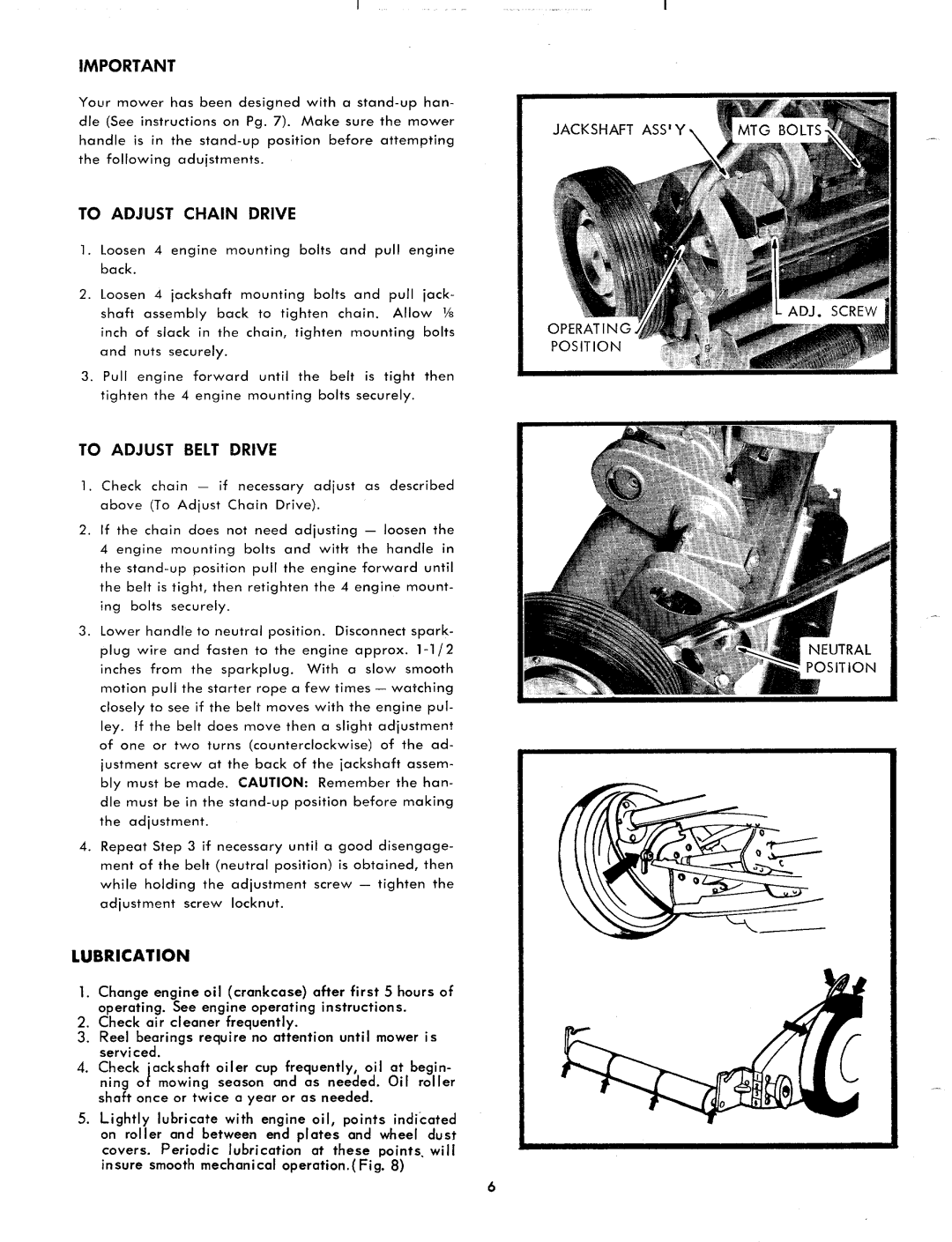 Yard-Man 1070-8 manual 