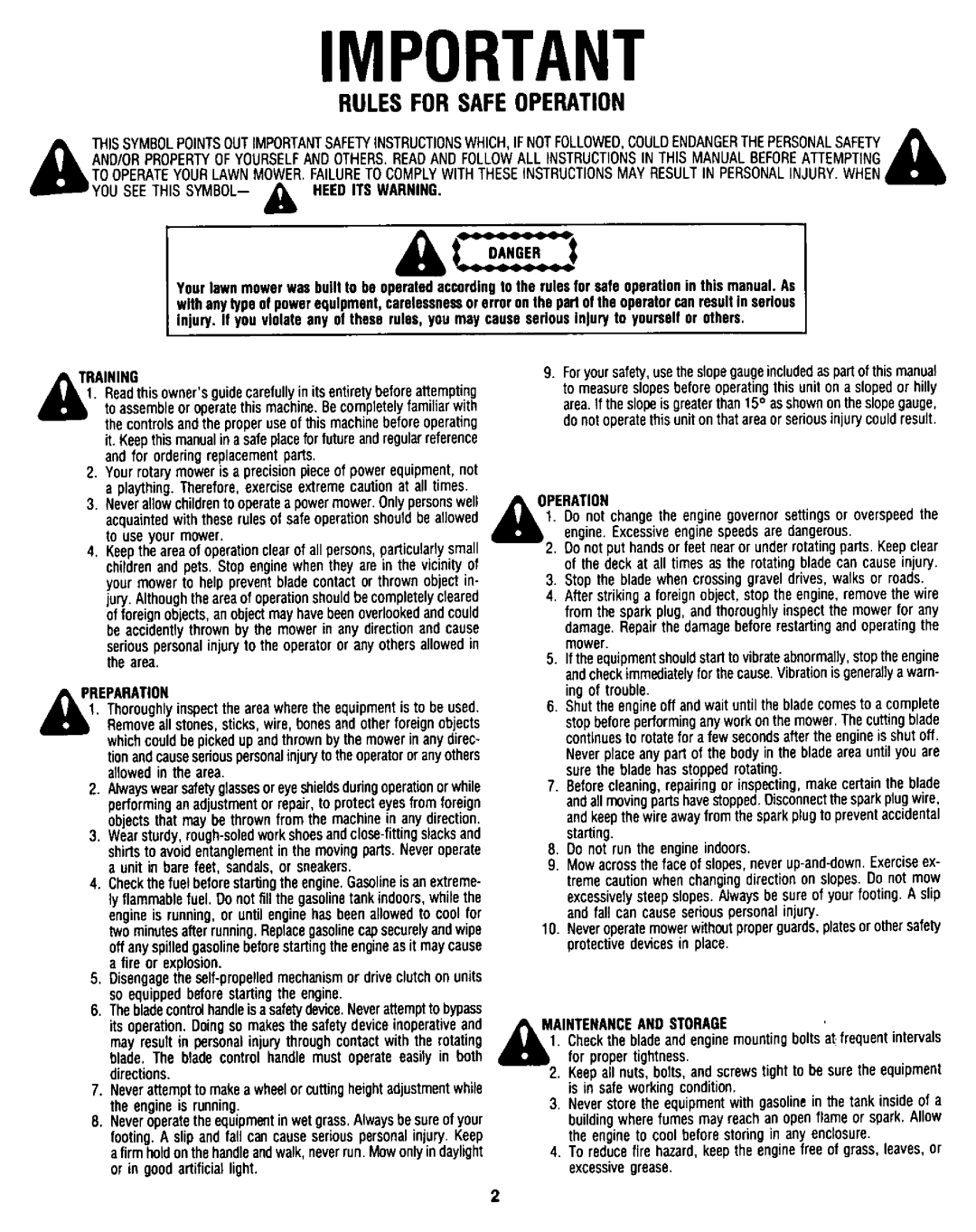 Yard-Man 111108R, 111098R manual 