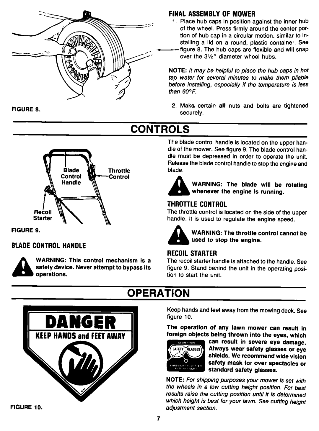 Yard-Man 111098R, 111108R manual 