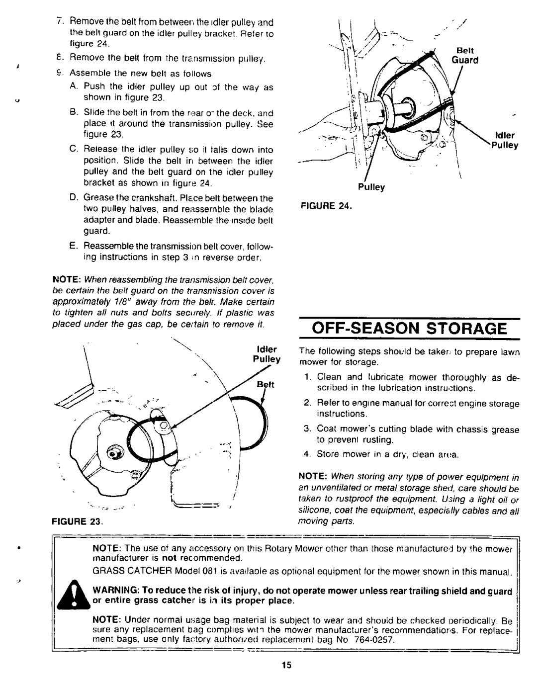 Yard-Man 120874R manual 