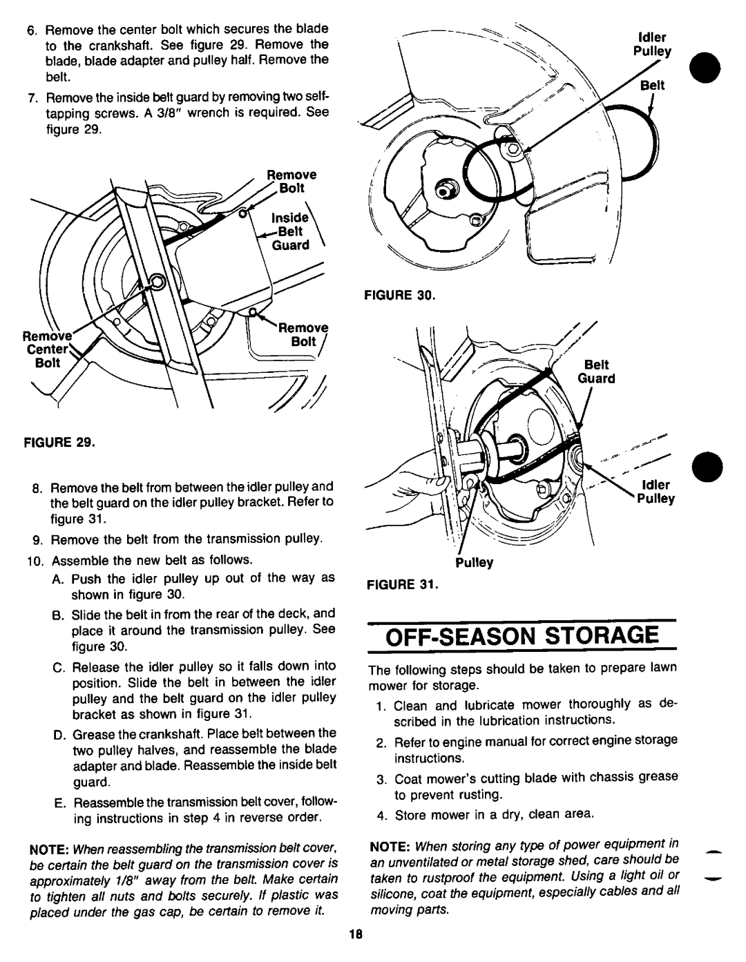 Yard-Man 120897R, 120899R, 120898R manual 