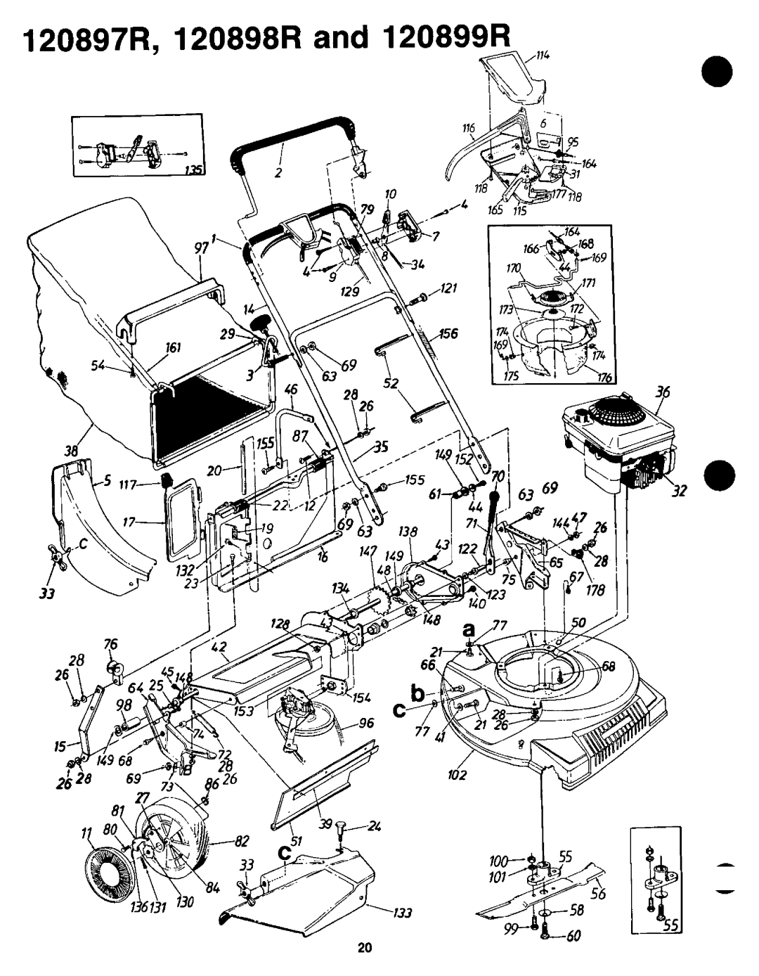 Yard-Man 120898R, 120897R, 120899R manual 