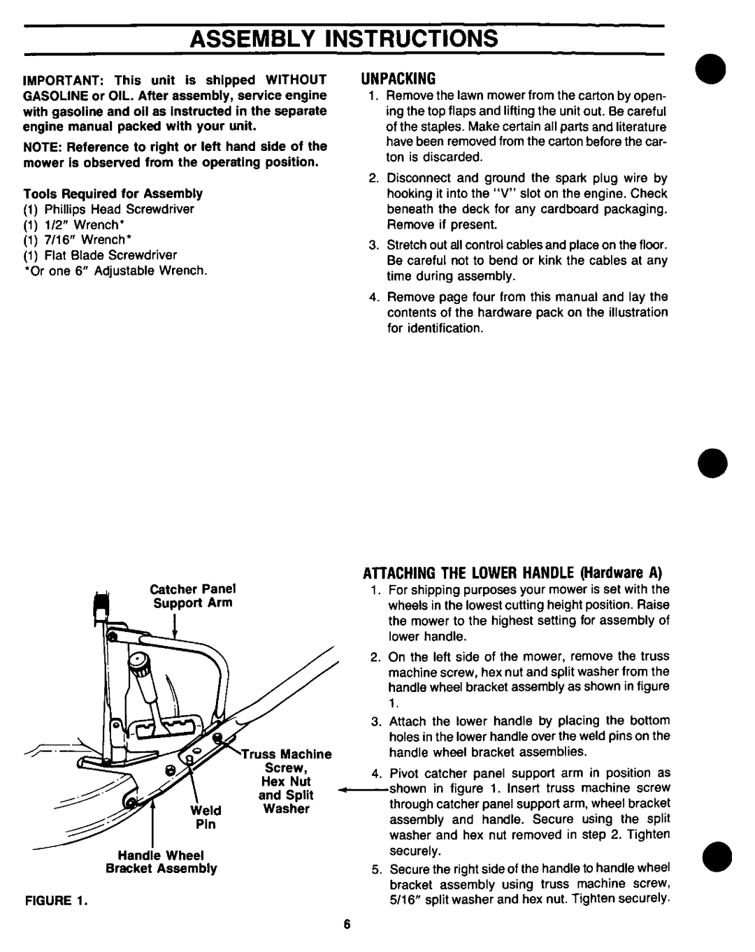 Yard-Man 120897R, 120899R, 120898R manual 