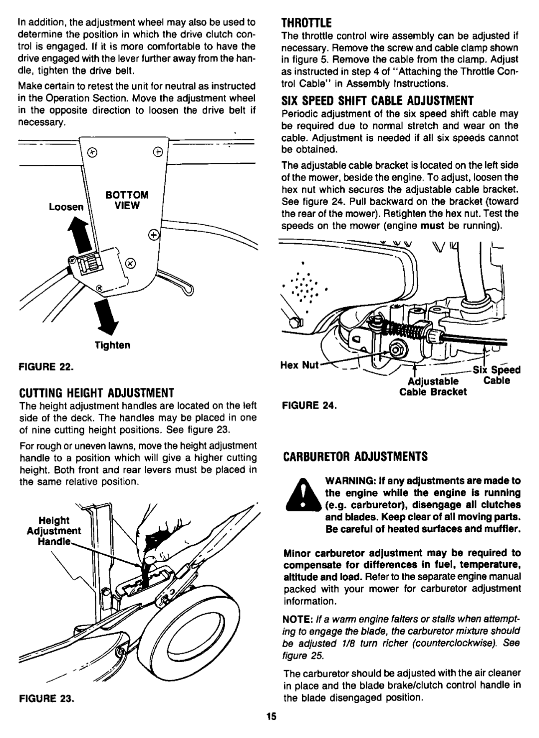 Yard-Man 120898B manual 