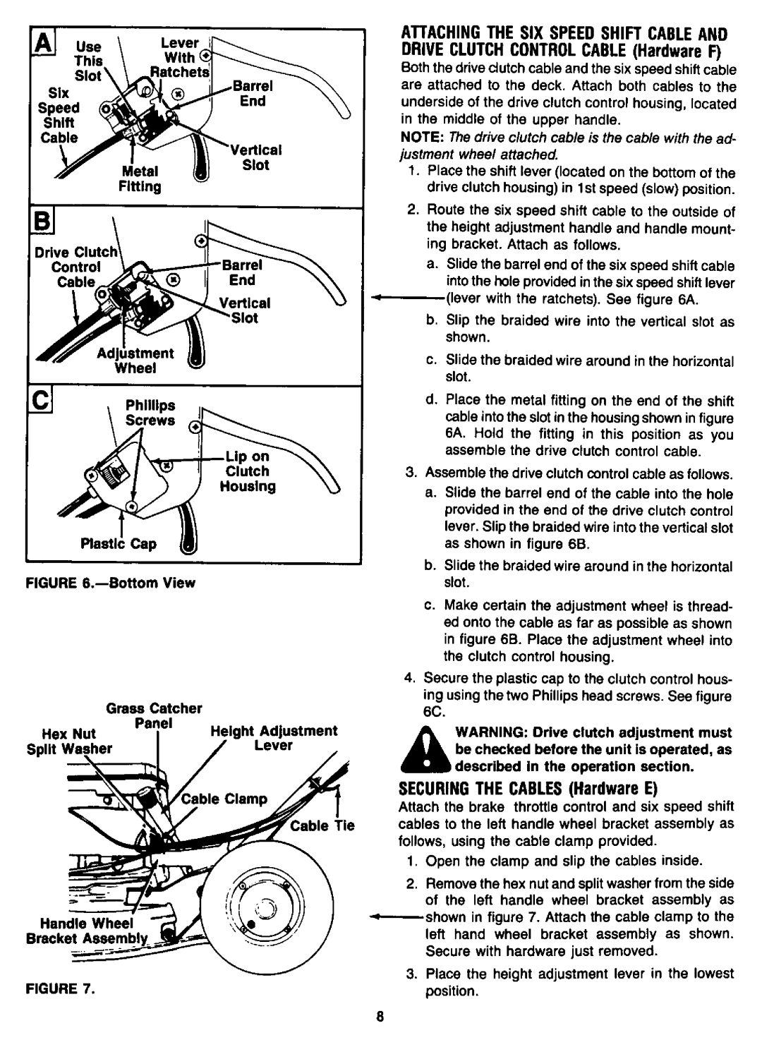 Yard-Man 120898B manual 