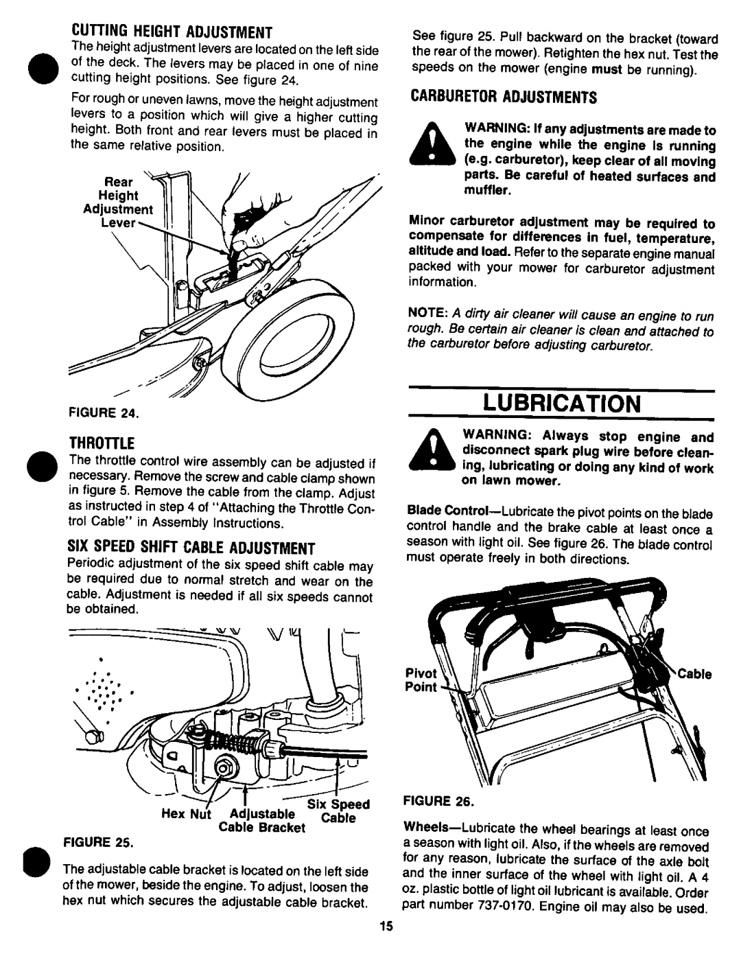 Yard-Man 120898E manual 