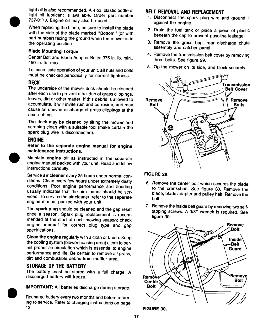 Yard-Man 120898E manual 