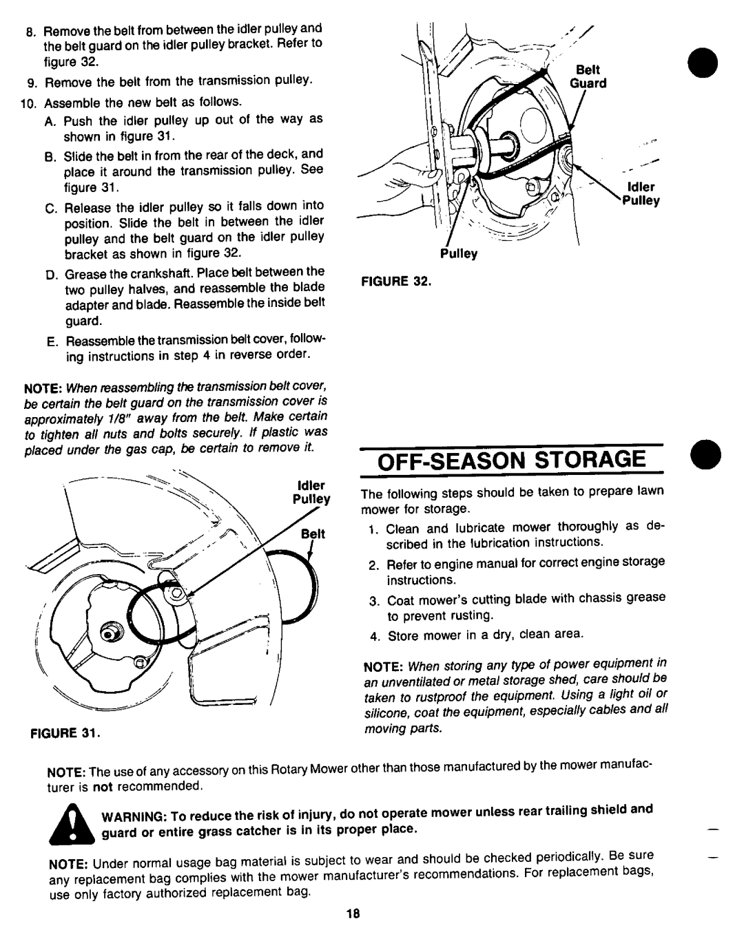 Yard-Man 120898E manual 