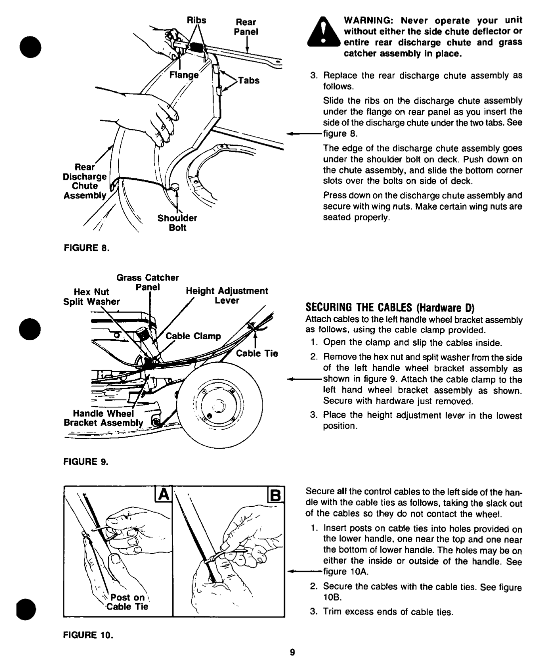 Yard-Man 120898E manual 