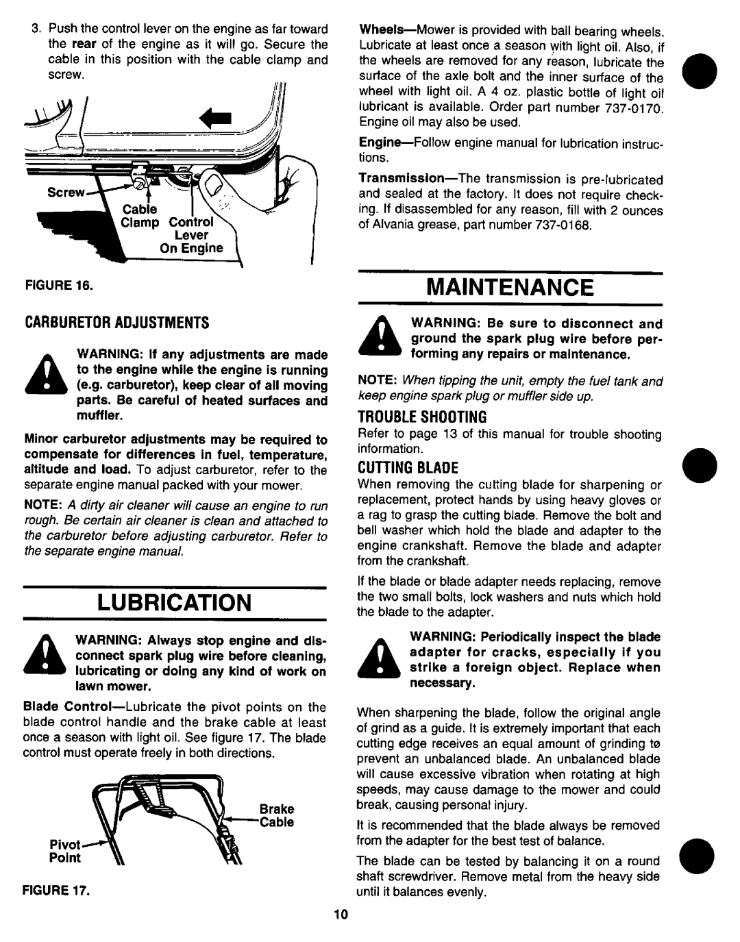 Yard-Man 122118R manual 