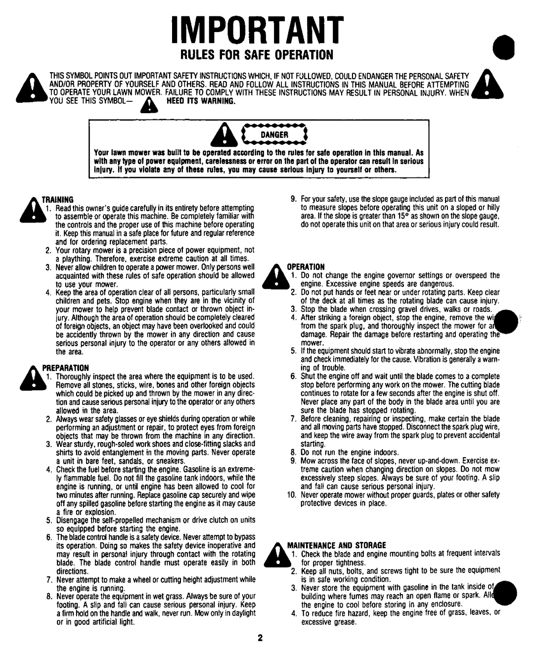 Yard-Man 122118R manual 