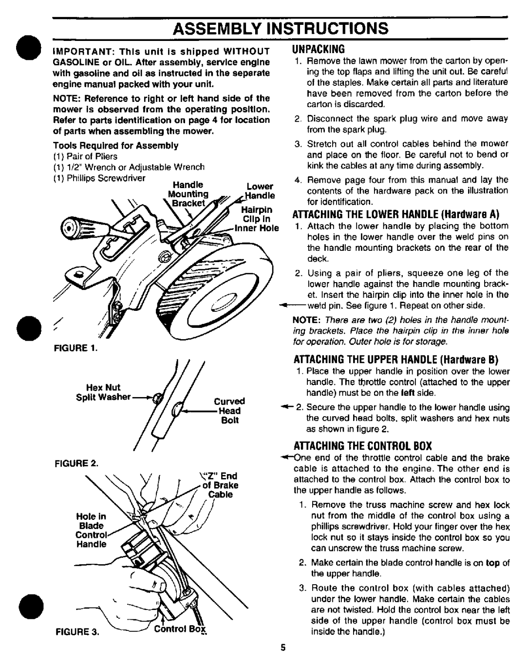 Yard-Man 122118R manual 