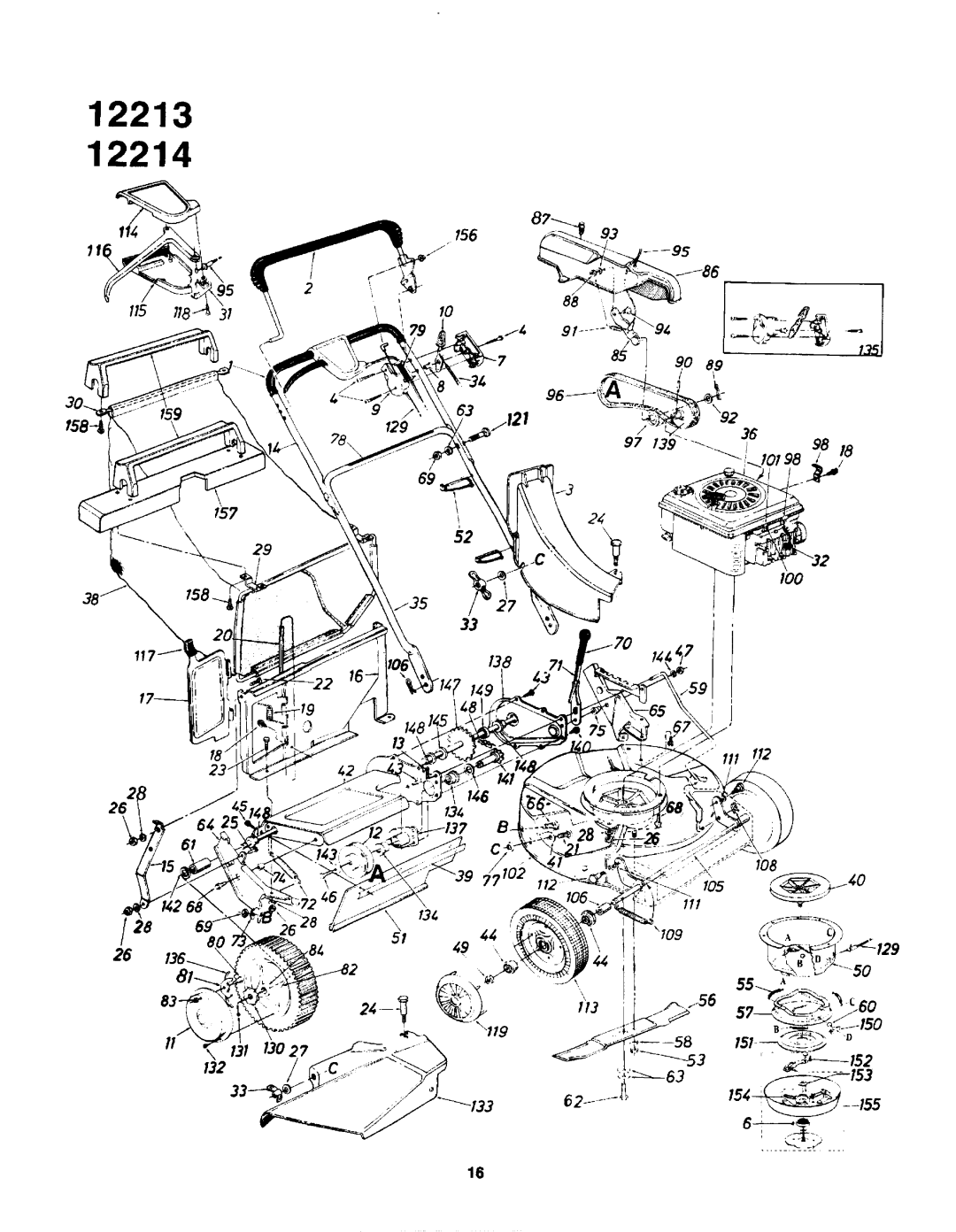 Yard-Man 12214C, 12213C manual 