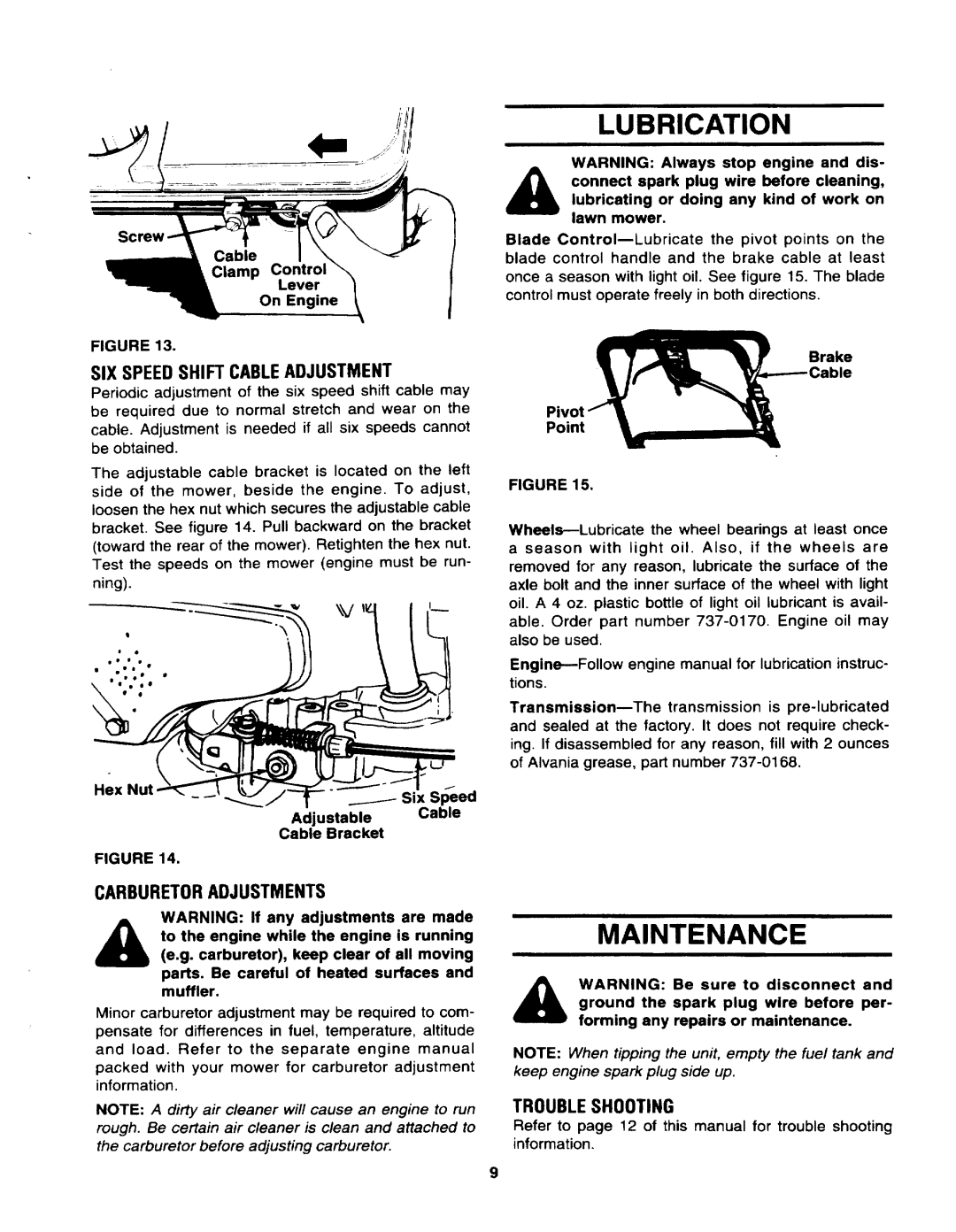 Yard-Man 123-848F401 manual 