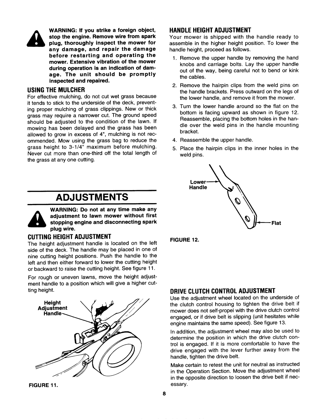 Yard-Man 123E848G401 manual 