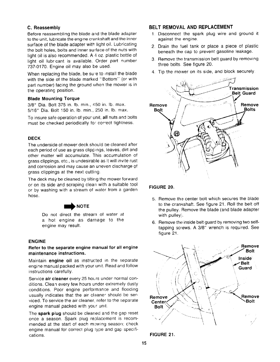 Yard-Man 12872-7, 12871-7 manual 