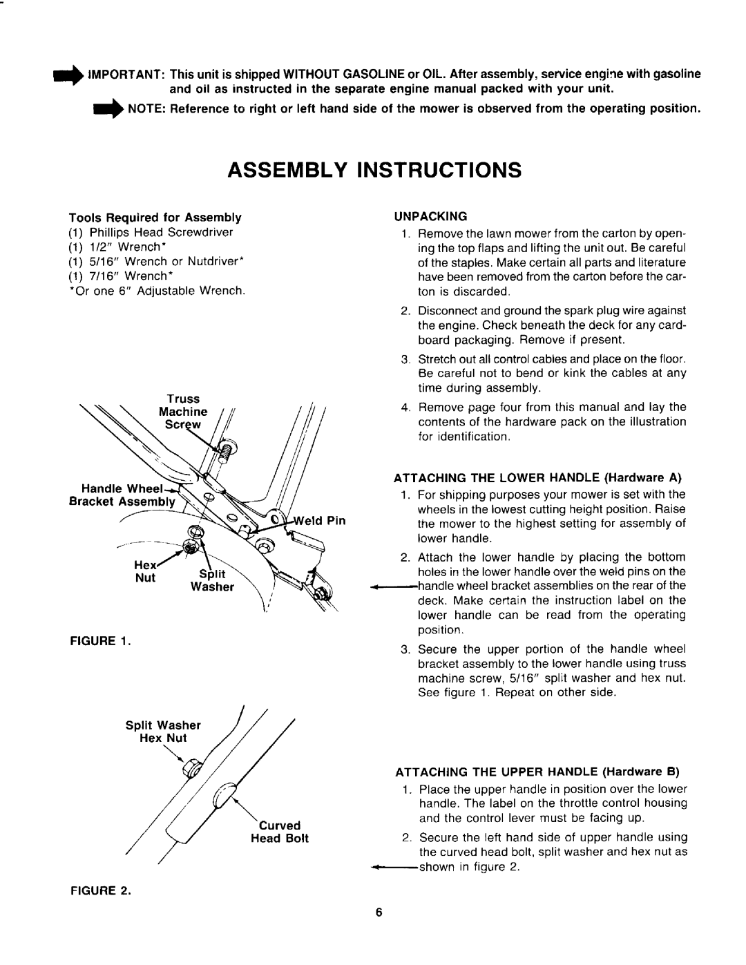 Yard-Man 12871-7, 12872-7 manual 