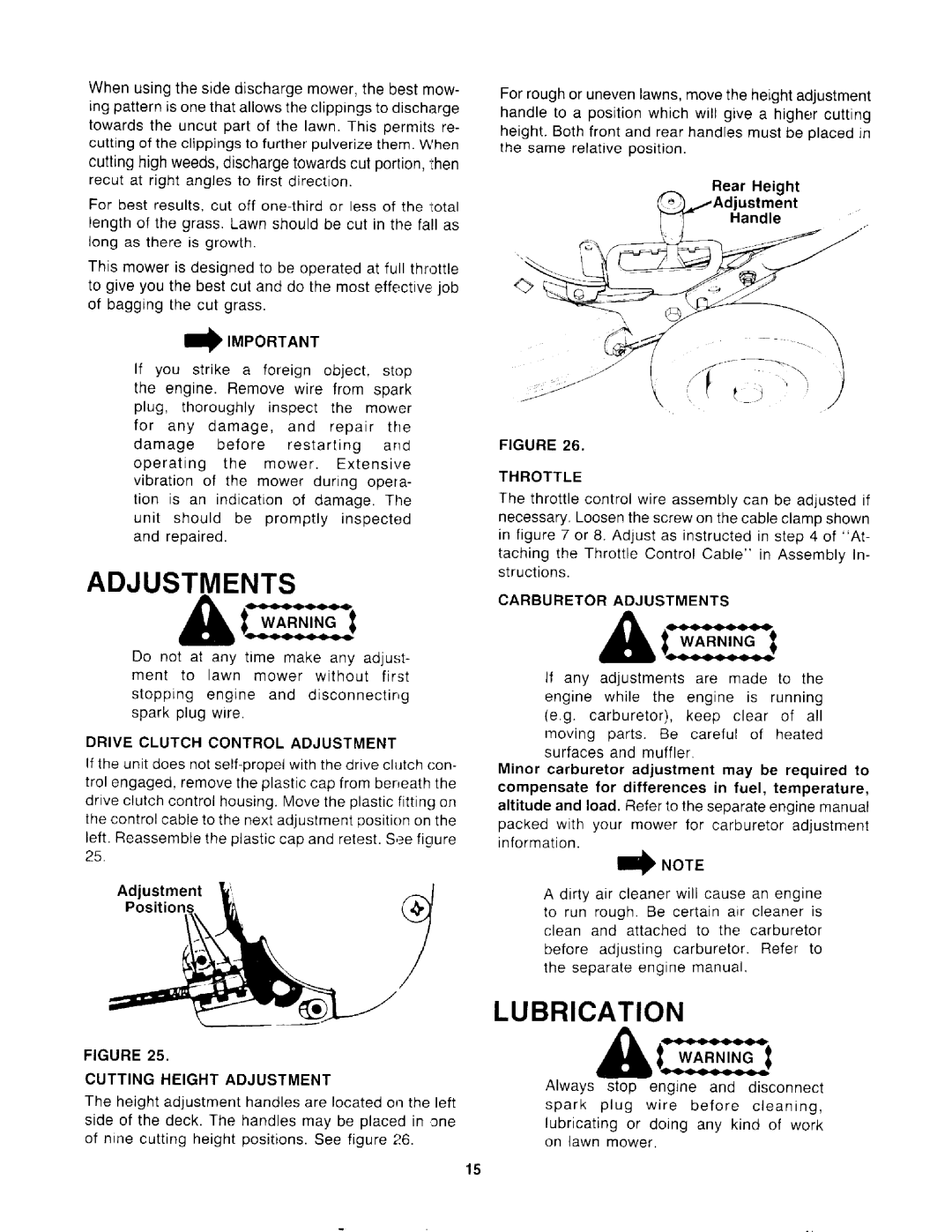 Yard-Man 12872-8, 12871-8 manual 