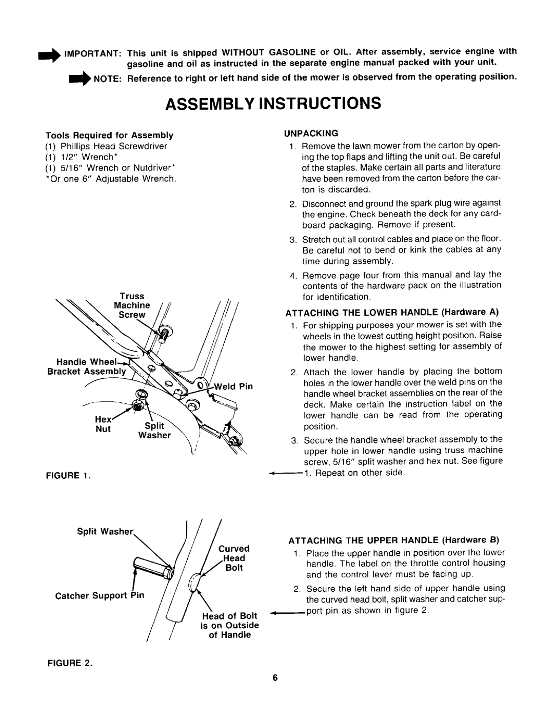 Yard-Man 12871-8, 12872-8 manual 