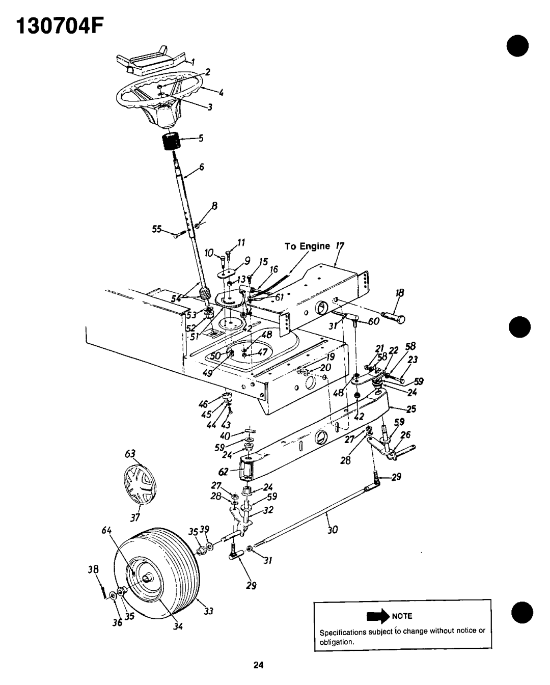 Yard-Man 130704F manual 