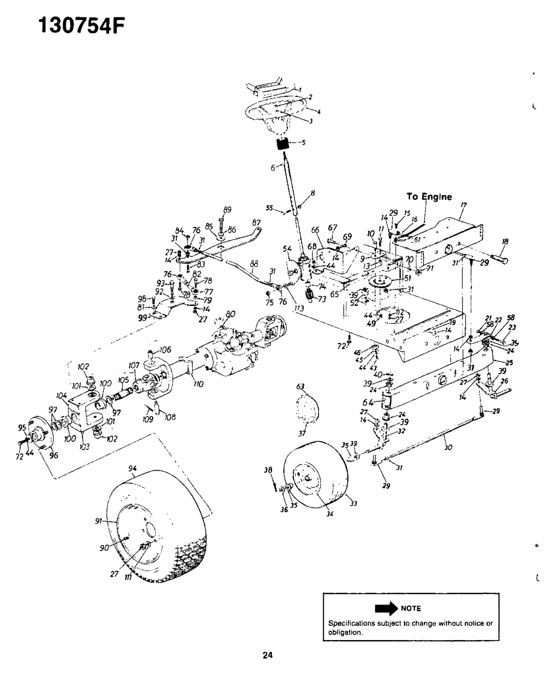 Yard-Man 130754F manual 